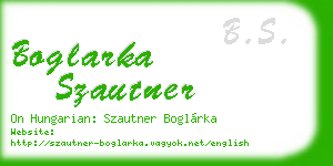 boglarka szautner business card